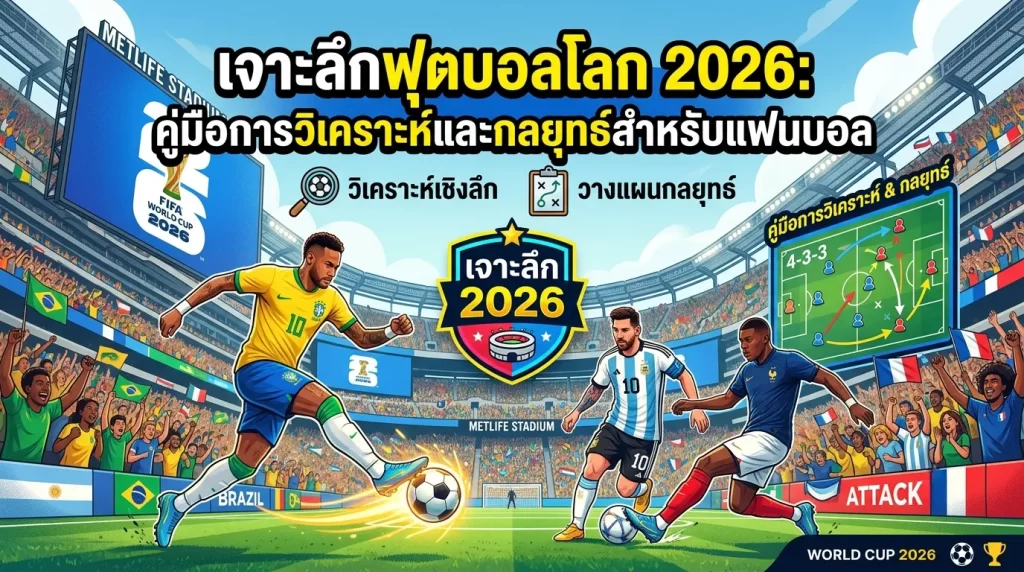 เจาะลึกฟุตบอลโลก 2026: คู่มือการวิเคราะห์และกลยุทธ์สำหรับแฟนบอล