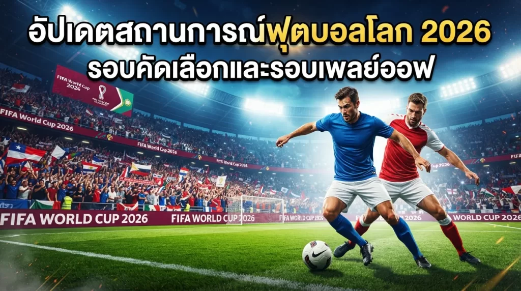 อัปเดตสถานการณ์ฟุตบอลโลก 2026: รอบคัดเลือกและรอบเพลย์ออฟ
