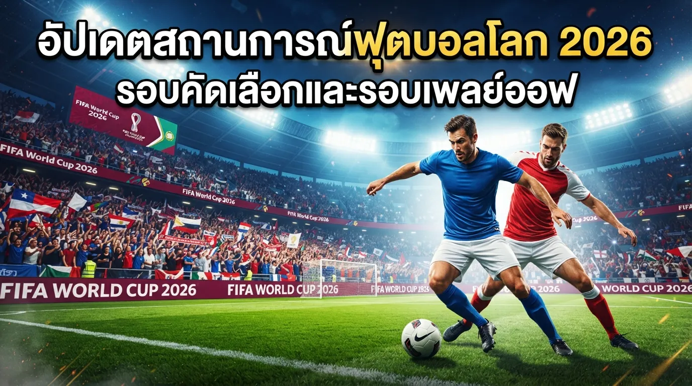 อัปเดตสถานการณ์ฟุตบอลโลก 2026: รอบคัดเลือกและรอบเพลย์ออฟ